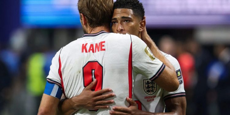 El dolor de los ‘Three Lions’: Harry Kane y Jude Bellingham piden perdón tras caer ante Argentina