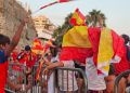 ¡Locura en la Ribera!: Ceuta vibra en la playa con el pase de España a la gran final del Mundial