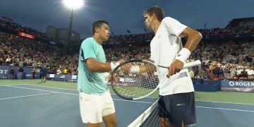 Nakashima frena a Rafa Jódar en Montreal y pone fin a su sueño de alcanzar su primera final de Masters 1000