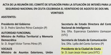 Las actas confirman que Vivas aprobó el uso del puerto de Ceuta antes de su posterior rechazo