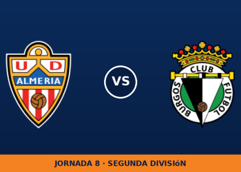 Almería – Burgos: horario y dónde ver el partido