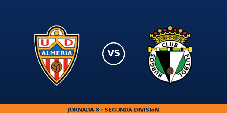 Almería – Burgos: horario y dónde ver el partido