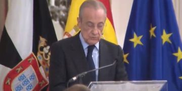 Florentino Pérez muestra su respaldo a Ceuta con una visita institucional tras la polémica de las camisetas de los futbolistas