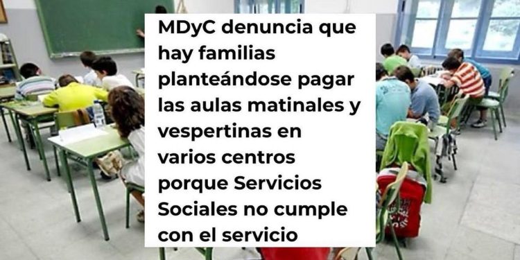 MDyC denuncia gestión de aulas en centros educativos