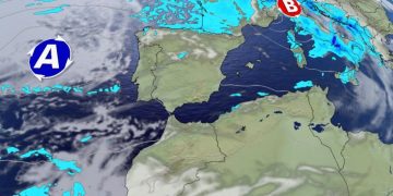 Giro meteorológico en España: la Aemet avisa de la llegada de tres frentes atlánticos con lluvias, vientos de 71 km/h y tormentas