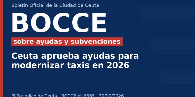 Ceuta aprueba ayudas para modernizar taxis en 2026