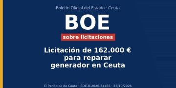 Licitación de 162.000 € para reparar generador en Ceuta