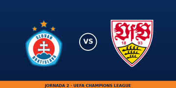 Slovan Bratislava – VfB Stuttgart: horario y dónde ver el partido