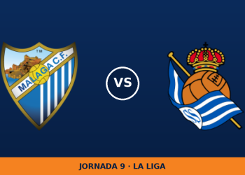 Málaga – Real Sociedad: horario y dónde ver el partido