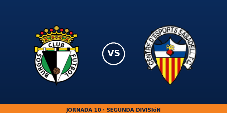 Burgos – Sabadell: hora y canal de TV (LaLiga TV Hypermotion)