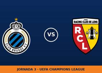 Club Brugge KV – Lens: horario y dónde ver el partido
