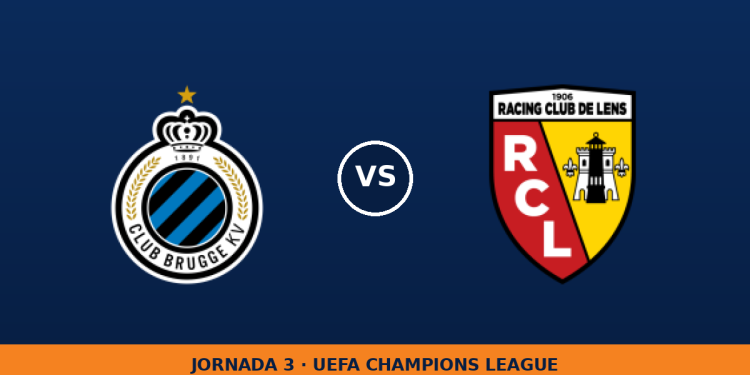 Club Brugge KV – Lens: horario y dónde ver el partido