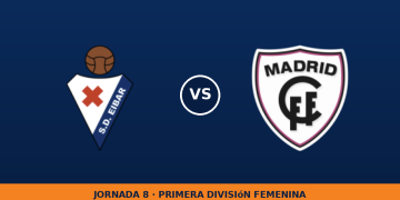 Eibar W – Madrid CFF W: hora y canal de TV (DAZN)
