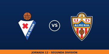 Eibar – Almería: hora y canal de TV (LaLiga TV Hypermotion)
