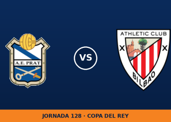 Prat – Athletic Club, en directo: primera ronda de Copa del Rey