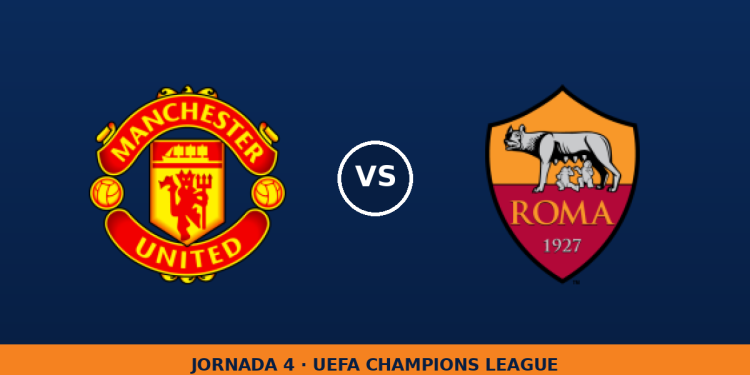 Manchester United – AS Roma: horario y dónde ver el partido