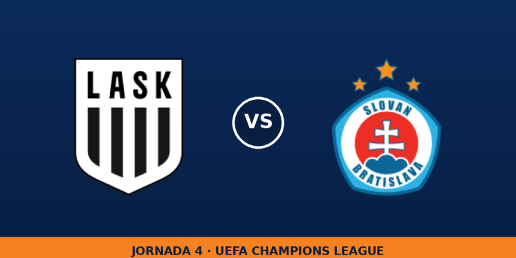 Lask Linz – Slovan Bratislava: horario y dónde ver el partido