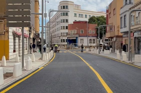 Avanza la remodelación de la Avenida Teniente Coronel Gautier en Ceuta