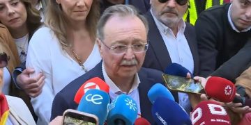 Juan Vivas, presidente de Ceuta, ante manifestación en Madrid