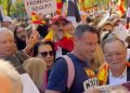 Juan Vivas asiste a la manifestación en Madrid por Ceuta