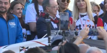 Juan Vivas destaca en su discurso tras la manifestación de Mujeres Caballas