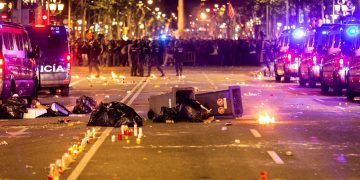 Disturbios en Barcelona: más de cien detenidos tras protestas violentas