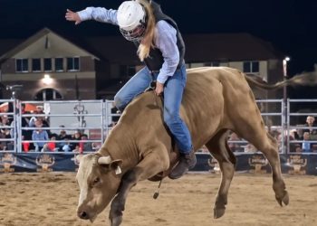India Rose, hija de Elsa Pataky y Chris Hemsworth, se proclama campeona de un rodeo de monta de toro como única participante femenina
