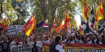 Vox Ceuta difunde un mensaje de apoyo en Madrid