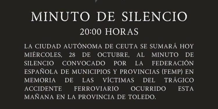 PP de Ceuta convoca minuto de silencio por víctimas de Toledo