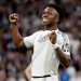 Vinicius Junior reacciona a la victoria del Real Madrid en el Clásico frente al Barcelona